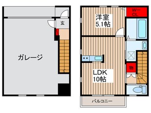 GR-TANA（B棟）の物件間取画像